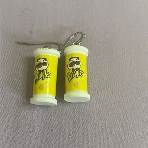 Pringles Can Earrings